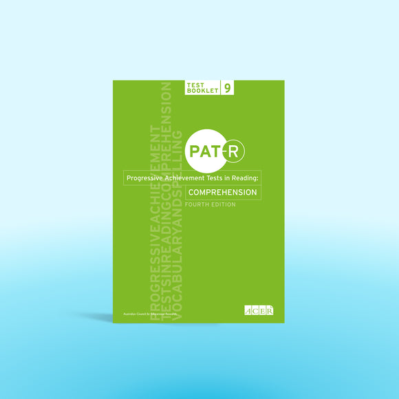 PAT Reading 4th Edition: Comprehension Test Booklet 9 – Australian ...