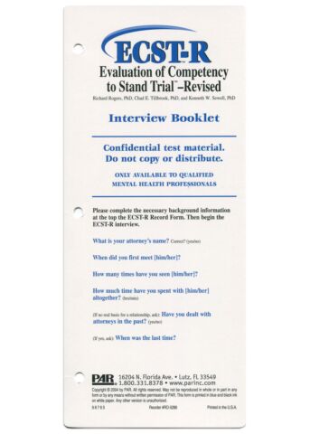 ECST-R Interview Booklet
