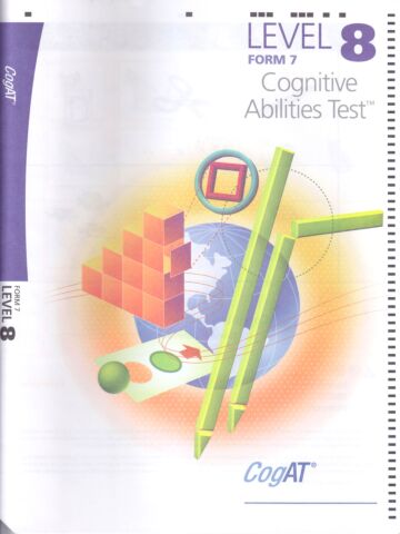 CogAT Machine Scoreable Test Booklets Level 8 Booklet (pkg 5)