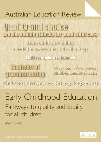 Australian Education Review No. 50-Early Childhood Education PDF