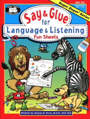 Say and Glue for Language & Listening Fun Sheets