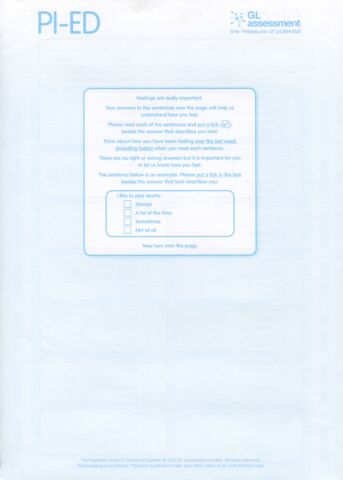 PI-ED Record Form (pkg 50)