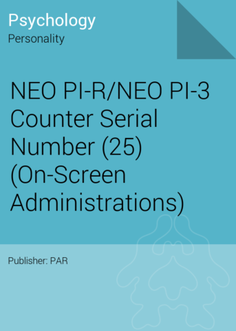 NEO PI-R/NEO PI-3 Counter Serial Number (25) (On-Screen Administrations)