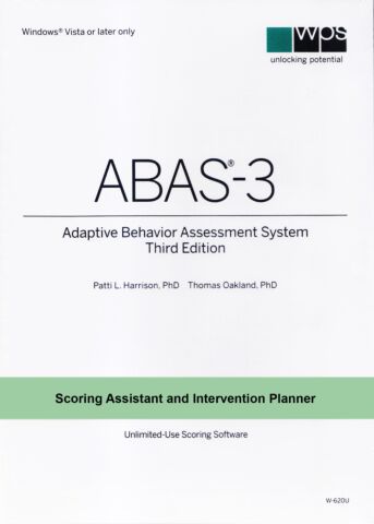 ABAS-3 Unlimited Use Scoring Assistant & Intervention Planner Software