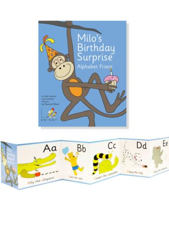 Milo's Birthday Surprise Alphabet Frieze