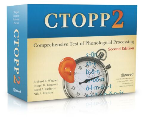 Comprehensive Test of Phonological Processing 2nd ed. (CTOPP-2) Complete Kit