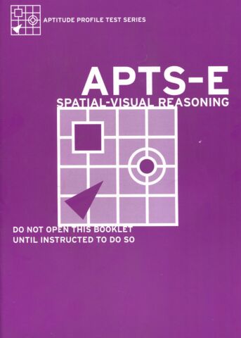 Aptitude Profile Test Series-Educational (APTS-E) Spatial Reasoning Test Booklet