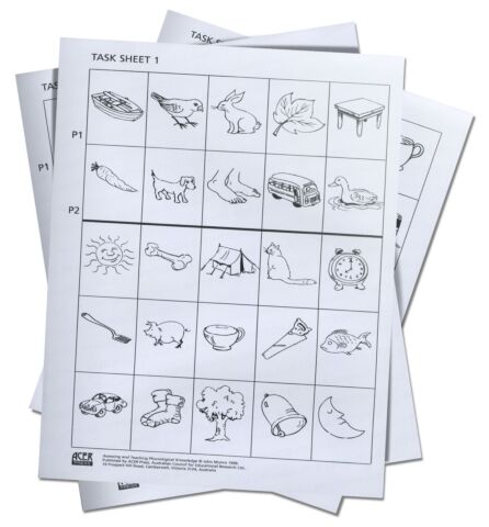 Assessing and Teaching Phonological Knowledge (ATPK) - Task Sheets