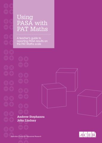 Using PASA with PAT Maths (PDF)