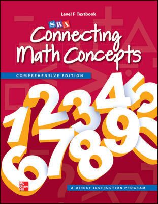Connecting Math Concepts: Textbook, Level F