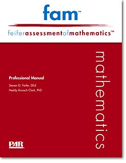 Feifer Assessment of Mathematics (FAM™) Comprehensive Kit