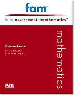 Feifer Assessment of Mathematics™ Screening Form (FAM™SF) Number Comparison Response Sheet (pkg 25)