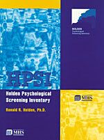 Holden Psychological Screening Inventory  (HPSI)