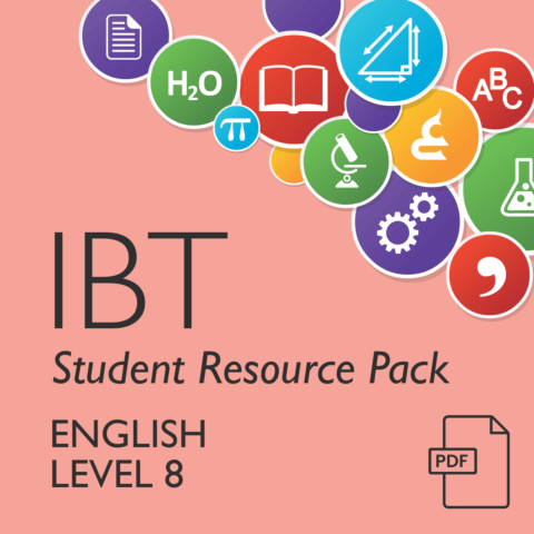 IBT Student Resource Pack:  English, Level 8