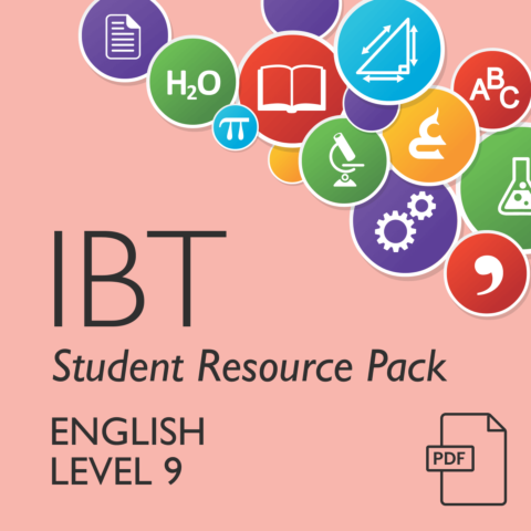IBT Student Resource Pack:  English, Level 9