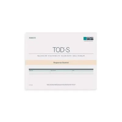 TOD-Screener (TOD-S) Response Booklet/Scoring Sheet: Grade 2–5 (pkg 10)