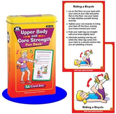 Upper Body and Core Strength Fun Deck