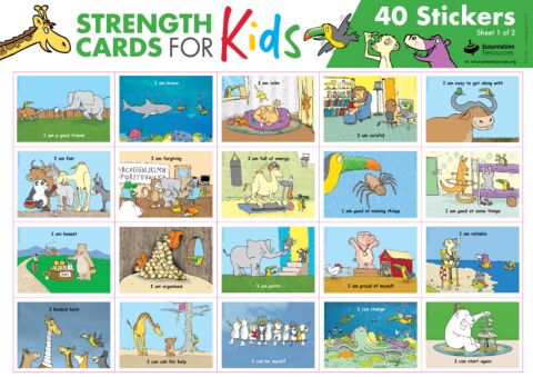 Strength Cards for Kids - Stickers (New Edition)