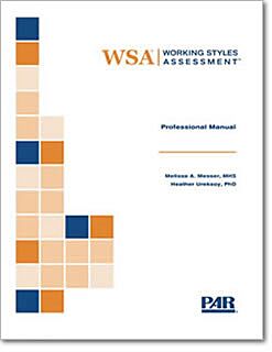 Working Styles Assessment (WSA)